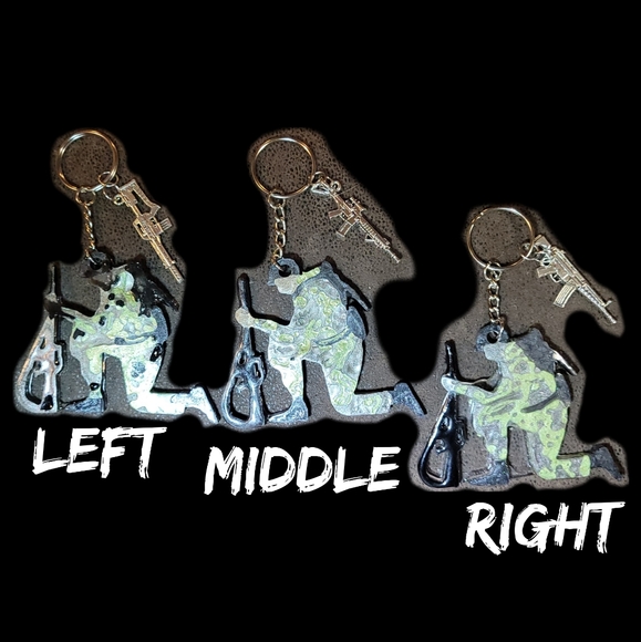 🪖Custom Handmade Soldier Tribute Memorial Keychains - Picture 3 of 4